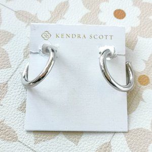 Kendra Scott Colette Silver Hoop Earrings